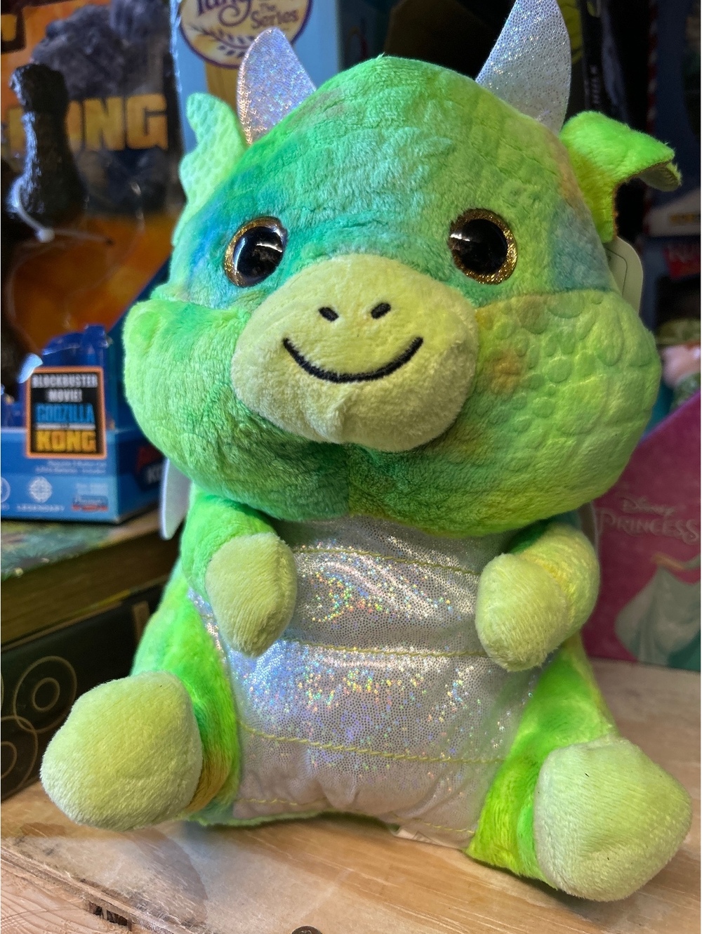 Belly Buddies Plush Green Dragon Stuffed Animal